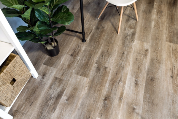 Клеевая кварцвиниловая плитка Alpine Floor Легкие линии (Easy Line) ДУБ МЕДОВЫЙ ECO 3-17